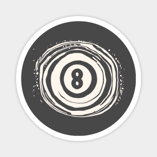 BlackHole 8 Ball Magnet